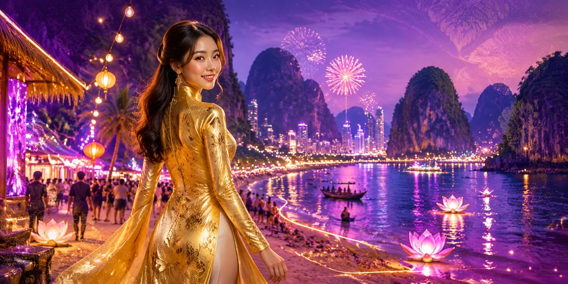 Người phụ nữ Việt Nam trong tà áo dài thưởng thức giải trí casino tại Ninh Bình